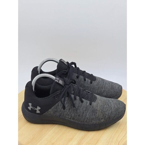 Under Armour Other - Under Armour Men s Micro G Pursuit Running Shoe Anthracite Gray Black SZ 8